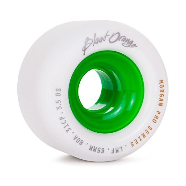 Blood Orange Liam Morgan Pro Model Longboard Wheels (Green 80a, 65mm)