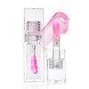 Color Changing Lip Oil,Clear to Pink Magic Big Brush Color Changing Hydrating Lip Glow Oil,Long Lasting Nourishing Non-sticky Lip Oil Tinted for Lip Care and Dry Lips (Transparent)