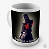 TWISTED ENVY 11 Oz Ceramic Coffee Mug - Holy Grail Tis But A Scratch Black Knight Coffee Mug Cups - Novelty Funny Gifts for TV Show Lovers, Home, Friends, Men, Women