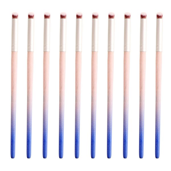 YECIRALA 10pcs Ombre Nail Brushes For Nail Art Ombre Brush For Gel Nails Wood Nail Pen Nail Gradient Brush For Nails Design Brushes Nail Painting Brushes Kit Nail Art Tools Acrylic Nail Accessories
