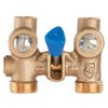 Watts 175C Ball-Type Copper Adapters for Solder or Hose Washing Machine Shutoff Valve, Bronze, 1/2 Inch, Pack of 1