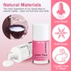 Liquid Latex for Nails, DRMODE Nail Latex Tape Peel Off Fast Drying Nail Polish Barrier, Nail Cuticle Guard Protector for Fingers Nail Stamping with Tweezers for Nail Art