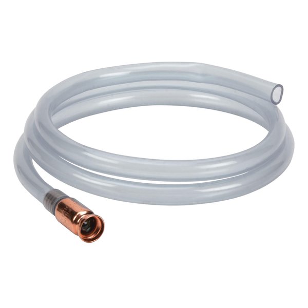 Performance Tool W54155 Food-Grade 7 GPM Liquid Transfer Shaker Siphon Tube Hose, Clear Blue, 6-Foot Tube