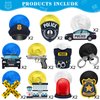 30 Pcs Police Party Hanging Swirls Police Party Decorations Swirls Police Party Favors Police Graduation Party Decorations Police Decor for Police Department Theme Birthday Party Baby Shower Supplies