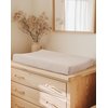 Changing Pad Cover for Baby Boy Girl 2 Pack, Muslin Changing Table Pad Covers with Boho Style, Neutral Nursery Bedding Essentials Soft and Breathable(Beige & Cream)