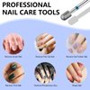 C12rtive Nail Drill Bit,Cylinder Diamond Carbide Cuticle Remover Bit,3/32" Shank,Professional Diamond Carbide Nail Drill Bit for Acrylic Gel Nails,Home Salon & DIY(Medium)