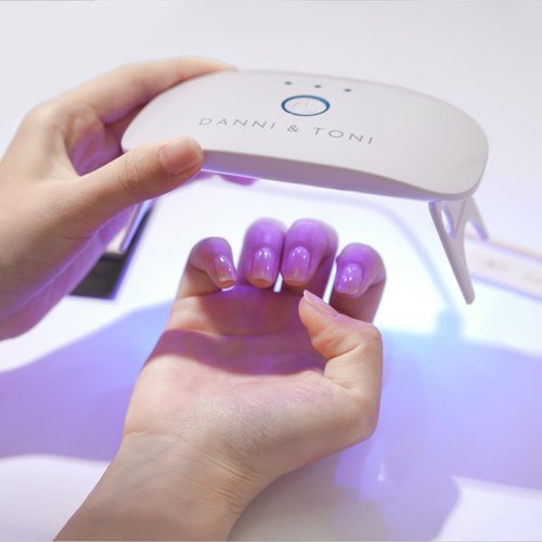 DANNI & TONI UV LED Gel Nail Lamp 10W Professional Nail Lamp with Precision Timing - 60S, 90S, 150S Settings for Salon-Quality Results at Home