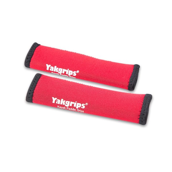 Yakgrips Takeapart Kayak Paddle Grips, No-Slip, Prevents Blisters (Red) - Cascade Creek