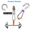Mixiflor 5pcs Stainless Steel Swivel Eye Snap Hook Flag Pole Clips,with 5pcs Snap Hook Carabiner Diving Clips Spring Hooks for Bird Feeders, Pet Chains, Dog Tie-Out Cable, Keychains and More