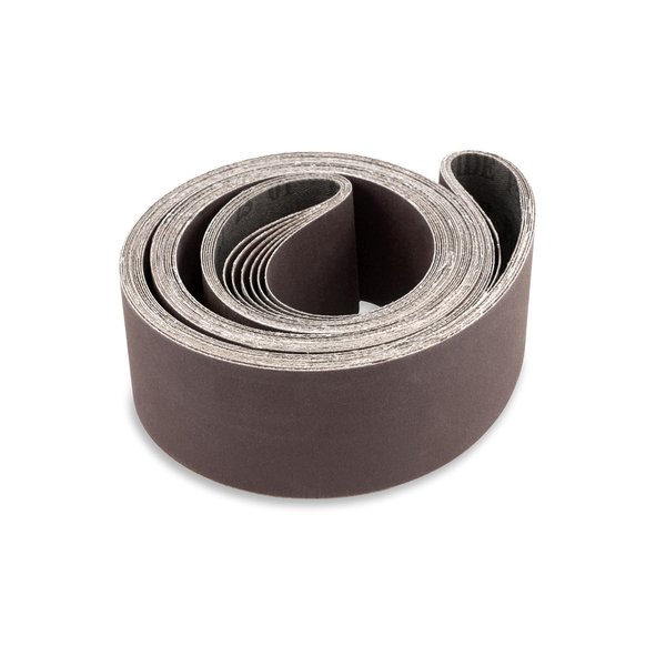 Red Label Abrasives 2 1/2 X 16 Inch 60 Grit Aluminum Oxide Premium Quality Multipurpose Sanding Belts, 6 Pack