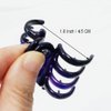 5 Pcs Small Hair Claw Clips 1.4 Inch Non Slip Hair Strong Catch Plastic Barrettes 5 Color Jaw Hair Clamps Clip Up and Ponytail Hold Fashion Styling Accessories for Girls Women