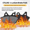 CTLLKG Brake Pads for 2000-2007 Harley Softail FLSTCI FLSTC Heritage Classic/i, FLSTF/FLSTFI Fat Boy, Softail Deluxe,Super Glide,Low Rider,Wide Glide,Night Train,Softail Standard,XLH883 Sportster