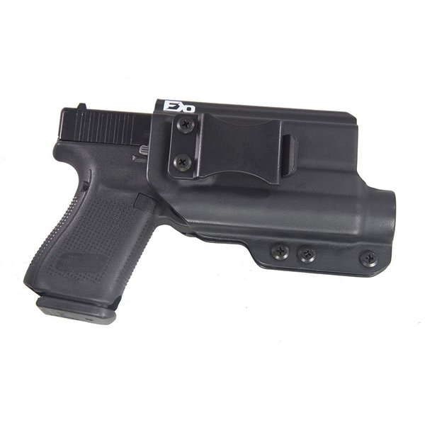 Fierce Defender TLR1 Compatible Glock 19 23 32 IWB Kydex Holster The Winter Warrior Series -Made in USA- GEN 5 Compatible (Black)