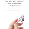 Professional Manicure Pedicure Kit,with LED Nail Drill Electric File, Electric Nail File Set, Electric Nail Drill Machine, 4 Speeds Adjustable Hand Foot Care Manicure Pedicure Tool