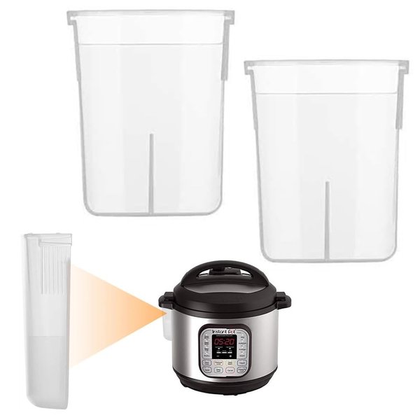 ZoneFly Original Condensation Collector for Instant Pot 5, 6, 8 Quart Duo, Duo Plus, Ultra, Lux, Smart 2 - Pack