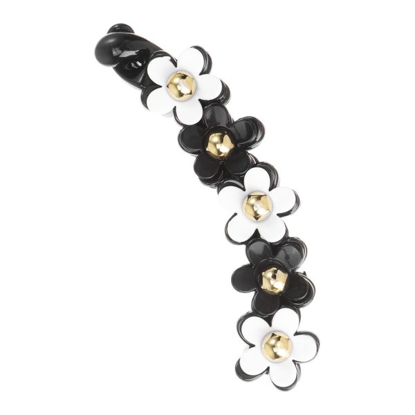 Beatifufu 1pc Korean Hair Flower Claw Clip Hair Barrettes for Women Flower Hair Bun Maker Flower Hair Claw Resin Hair Clips Claw Clips Banana Hair Clip Claw Women's Simple Hair Straightener