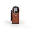 Rieibi PU Leather Case for Fujifilm Instax SQ40 - Polaroid SQ40 Camera Case for Fujifilm Instax Square SQ40 Instant Camera - Vintage Fuji SQ40 Bag Cover with Strap - Brown
