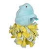 Peeps for Pets Plush Chick Fleece Bottom Dog Toy in Blue and Yellow Blue Peeps Chick Dog Toys, Small Plush Dog Toys with Squeaker Soft and Squeaky Dog Toy for Pets