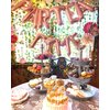 LaVenty 5 PCS Par TEA TIME Balloons Tea Party Birthday Banner Tea Party Decorations LET'S PAR TEA Party Decor Par Tea Baby Shower Decor Par Tea First Birthday Par Tea 2nd Birthday