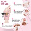SAMIQU Makeup Palette Silicone Wristband - Mixing Palette Tray Makeup Brush Holder for Cosmetic Brushes Eyeshadow Eyeliner - Beauty Tool for Makeup Artists Beauty Salons (Pink)