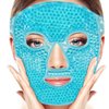 FUNNIR Gel Beads Face Ice Mask Pack- Blue to Reduce Puffiness,Dark Circles, Hot Cold Compress Pack, Face Spa