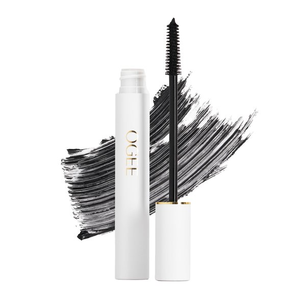 Ogee Beyond Clean Volumizing Mascara - Certified Organic Black Mascara for Volume and Length - Lengthening Mascara for Sensitive Eyes