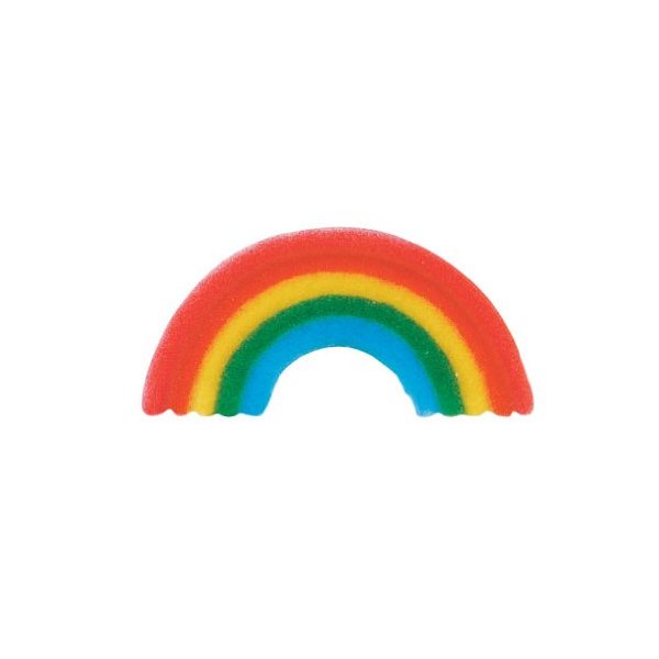 Rainbow Sugar Decorations Cookie Cupcake Cake 12 Count