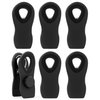 Chip Clips, Bag Clips, 6 Pack Black Magnetic Clips, Chip Clips Bag Clips Food Clips, Bag Clips for Food, Clips for Food Packages, Magnet Clips, Chip Bag Clip, Magnetic Chip Clips for Fridge