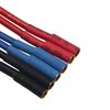 Share Goo 6Pack 7.87" 14AWG 3.5mm Gold Bullet Connector 3.5 Banana Plug Extension Cable Male Female Wire for RC Car Boat Brushless Motor ESC