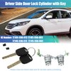 X AUTOHAUX Door Lock Cylinder Kit with 2 Keys for Honda CR-V 2002-2006 for Honda Element 2003-2011 Front Left Driver Side Door Lock 72185-S9A-013 72185-S9A-003 72145-S9A-013 72145-S9A-003