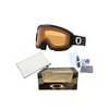 Oakley O-Frame 2.0 Pro M OO7125 Matte Black w Persimmon Ski Goggles For Men For Women + BUNDLE with Designer iWear Eyewear Kit