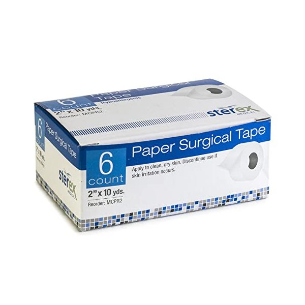 Sterex Paper Surgical Tape 2" Micropore Type (Pack of 6)