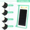 Volume Lash Extensions C-0.07-13 Easy Fan Volume Lashes Rapid Blooming Lashes C D curl Mega Volume Lash Extensions Rapid Blooming Eyelash Extensions Flowering Lash Extensions 9 to 20 mm(C-0.07,13mm)