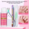 XIFEPFR Cuticle Remover Kit - 6.09 Oz Cuticle Remover Cream with Cuticle Trimmer, Cuticle Nipper, Cuticle Pusher, Cuticle Oil Pen for Professional Manicure Nail Cuticle Care Home DIY, Gifts for Women