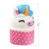 ArtCreativity Squish Unicorn Ice Cream Scoop Toys for Kids, Set of 4, Super Soft Slow Rising Squeeze Toys, Stress Relief Sensory Toys, Great Party Favors, Goody Bag Fillers for Children