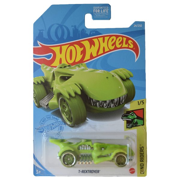 Hot Wheels T Rextroyer, [Green] 24/250 Dino Riders 1/5