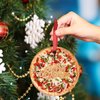 Vegan Truffle Pizza Christmas Ornaments Personalized Christmas Ornaments 2023 Cute Food Ornaments for Christmas Trees Hanging Ornaments Holiday Christmas Keepsake New Year Gifts, 3 Inch