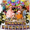 New Years Eve Party Supplies 2025, Happy New Years Decorations 2025, NYE Decorations, New Years Eve Decorations Include New year Balloons Banners Cake Toppers