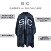 Stylecraft Professional Barber Water Resistant Hair Cutting Cape One Size (Camo Black)