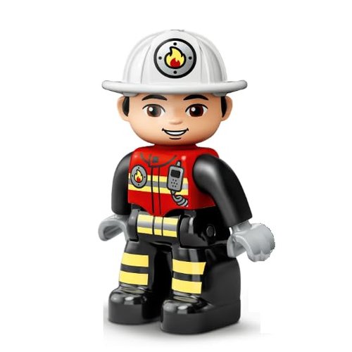 LEGO Duplo: Firefighter Figure with Fire Extinguisher