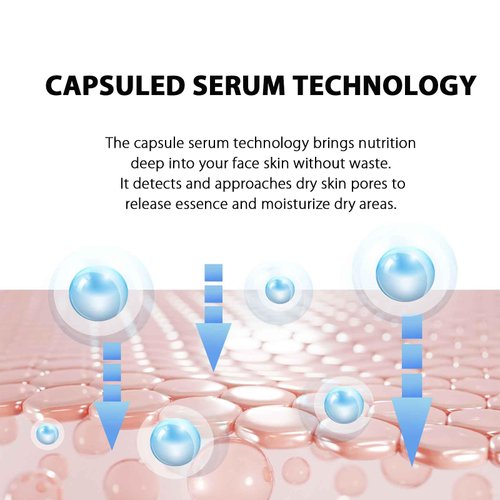 Lululun 32pc Facial Sheet Mask Pack Set for Daily Skin Care; Anti-aging, Hydrating & Moisturizing Face Sheet Masks for Women, Over45 Camelia Pink