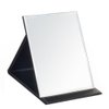 JOLY Protable PU Leather Mirror Folding Desktop Makeup Mirror with Adjustable Stand for Personal Use,Travelling (S, Red)