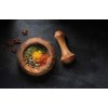 Ironwood Gourmet Olmec Acacia Wood Mortar and Pestle