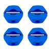 Globact 8 pcs 1/10 12mm Aluminum Wheel Hex Nuts with Pins Screws for RC Car 1/10 Traxxas Slash Traxxas Slash 2WD Hsp Redcat Rc4wd Tamiya Axial SCX10 D90 Hpi LRP WLtoy RC Car