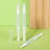 Beaupretty 40pcs 3ml Cuticle Oil Pen with Stickers Refillable Empty Twisting Pens Sample Lip Gloss Pens With Brush Tip for Traval