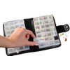 Easy Comforts 14 Day Pill Holder, Travel Case Medication Reminder Pill Box with Detachable Compartments, Tapestry