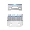 Roziapro Replacement Blade for Hair Clipper Detachable Trimmer Blades Wide Senior Clipper Blades Adjustable Hair Fade Blades 2-Hole Profession Barber Clippers Replacement Blade Set
