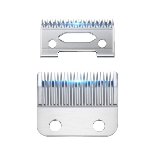 Roziapro Replacement Blade for Hair Clipper Detachable Trimmer Blades Wide Senior Clipper Blades Adjustable Hair Fade Blades 2-Hole Profession Barber Clippers Replacement Blade Set