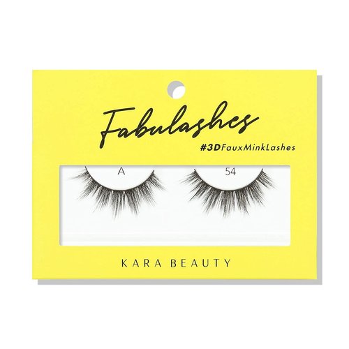 KARA BEAUTY FABULASHES 3D Faux Mink False Eyelashes - Style A54