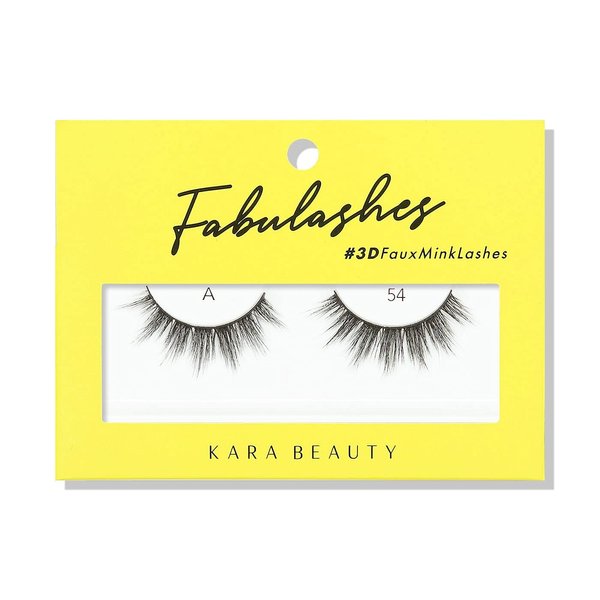 KARA BEAUTY FABULASHES 3D Faux Mink False Eyelashes - Style A54